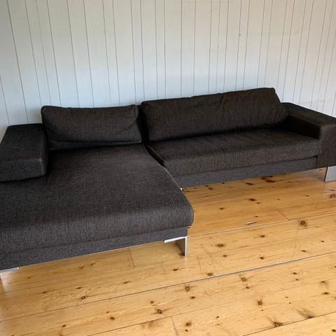 Raun design sofa med sjeselong