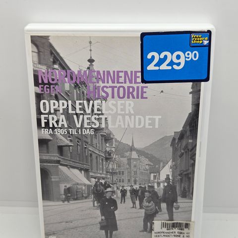 Opplevelser fra Vestlandet fra 1905 til i dag. Dvd