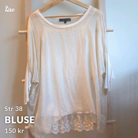 2-delt bluse fra Riccovero str M