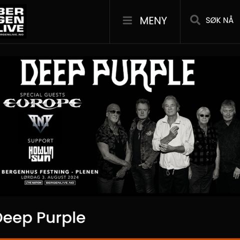 Deep Purple Bergen