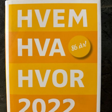 Hvem hva hvor 2022