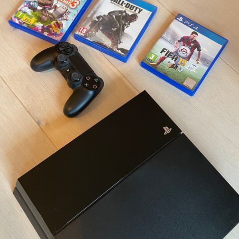 Playstation 4, Jet Black 500GB