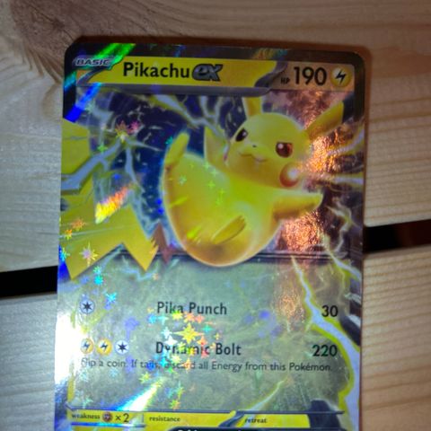 Pokemonkort Pikachu Ex