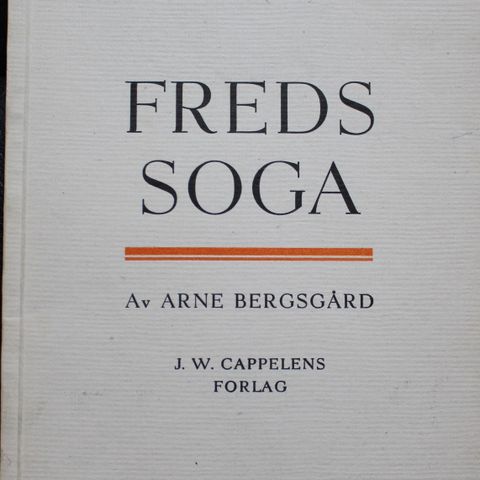 Arne Bergsgård - Fredsoga - 1948