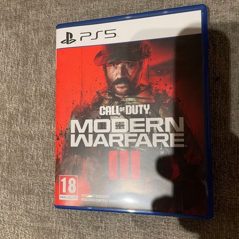 Reservert Call of Duty Modern Warfare 3 PS5