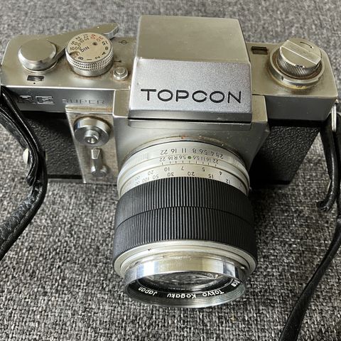 Topcon speilrefleks m//utstyr