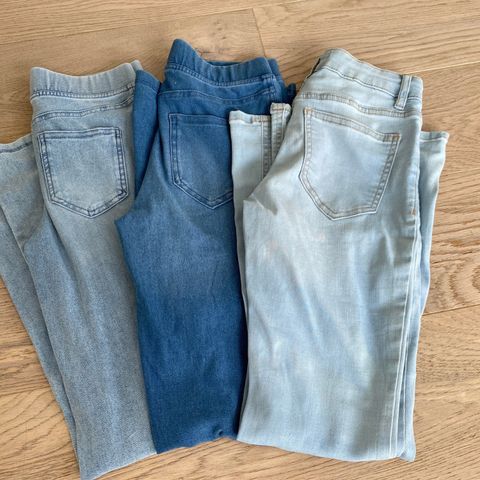 Bukser / jeans med sleng str 140 og 146