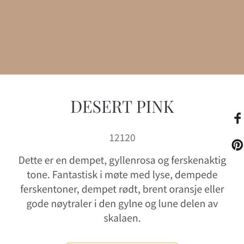 Desert pink - ca 2,5 liter igjen