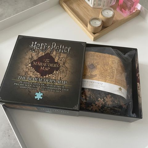 Harry Potter - Puslespill 1000 brikker - The Marauders Map