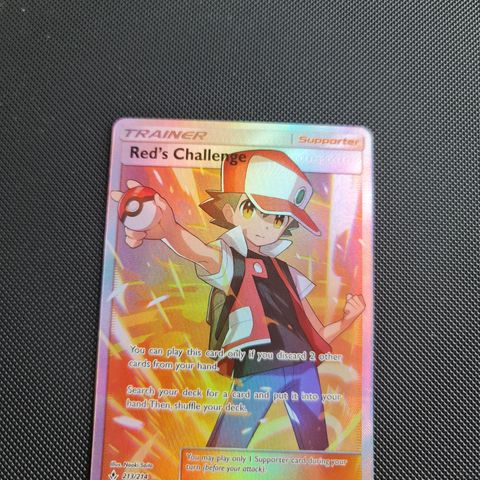 Pokemon red challenge full art supporter