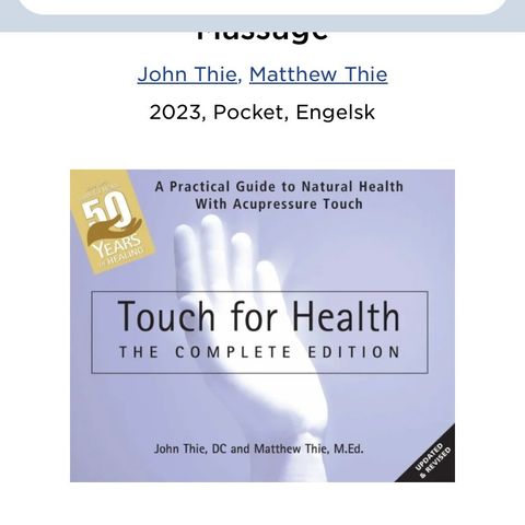 Touch for Health bok