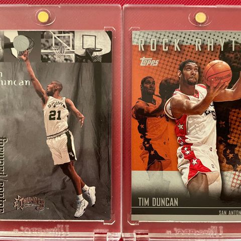 🏀 San Antonio Spurs - Tim Duncan - Nba Basketball Cards 🏀