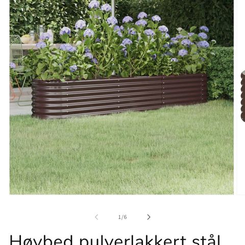 Ny blomsterkasse i aluminium - SELGES