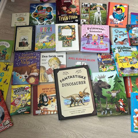 Mange kjekke barnebøker