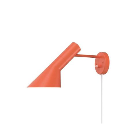 Louis Poulsen AJ Vegglampe Electric Orange med hvit ledning