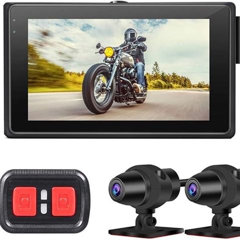 VSYSTO MC DashCam 1080P 2 kamera front og bak