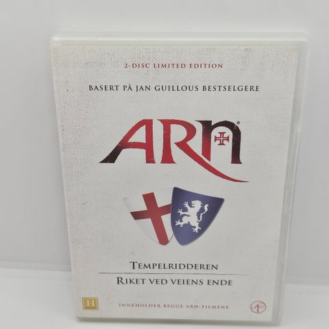 Arn, Tempelridderen og Riket ved veiens ende. Dvd