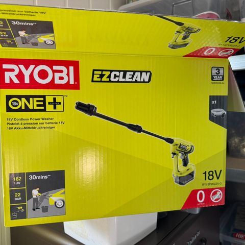 Ryobi one plus ry18pw22a