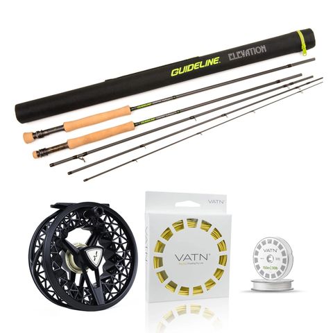 HELT NY! Guideline Elevation 9' #5  Nova fly reel 46. Fly line #5 og backing