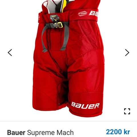 Mach hockey bukse rød bauer