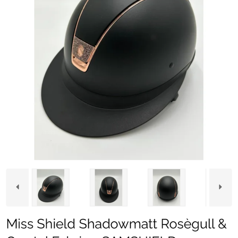 Miss Shield Shadowmatt Rosègull & Crystal Fabric - SAMSHIELD