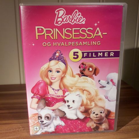 Barbie - 5 filmer i en DVD boks (norsk tale) 5 disker