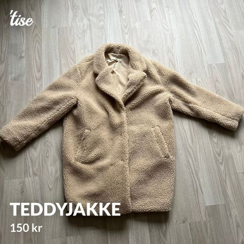 Teddyjakke/kåpe