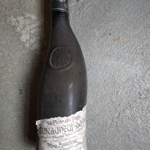 Flaske fra Chateauneuf-du-Pape