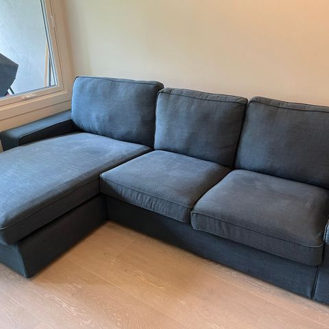 3-seter sofa med sjeselong