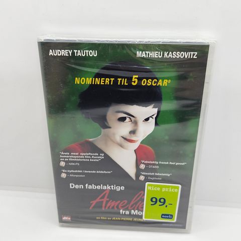 *ny* Den fabelaktige Amelie fra Montmartre. Dvd