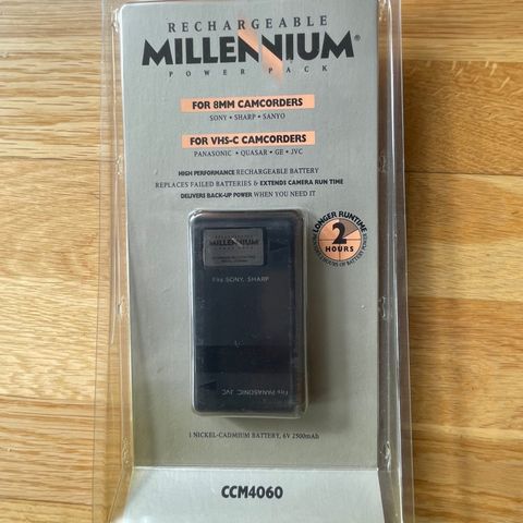 Millenium videobatteri