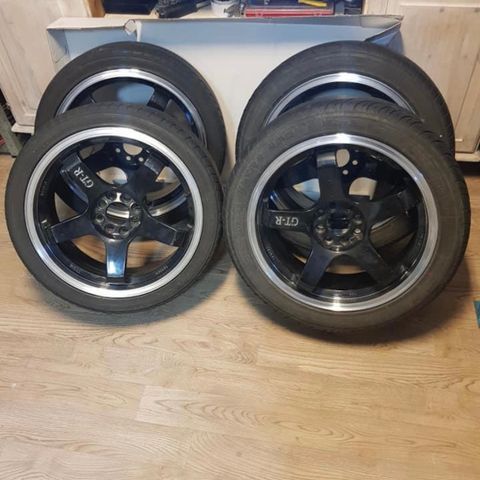 17 tommer «GTR» felger 4x100/4x108 ET45