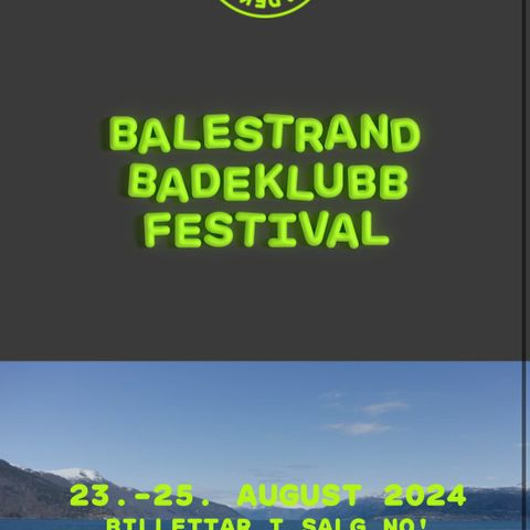 BALESTRAND BADEKLUBB FESTIVAL X2