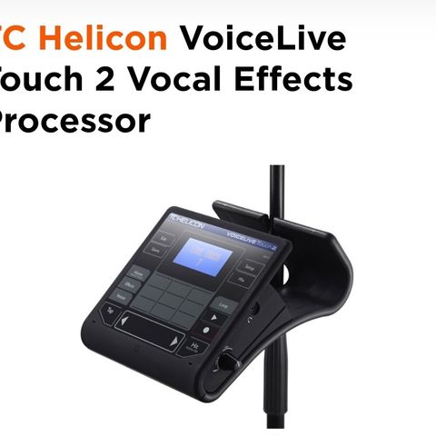 TC Helicon VoiceLive Touch 2

Ønskes kjøpt