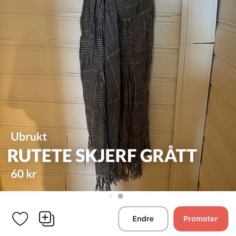 3 skjerf ubrukt