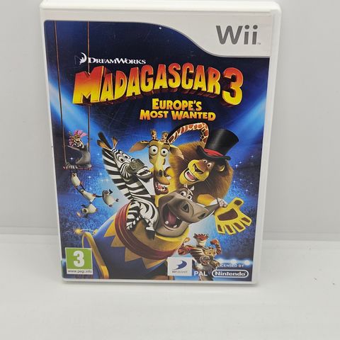 Madagascar 3, Europe's most wanted. Wii spill