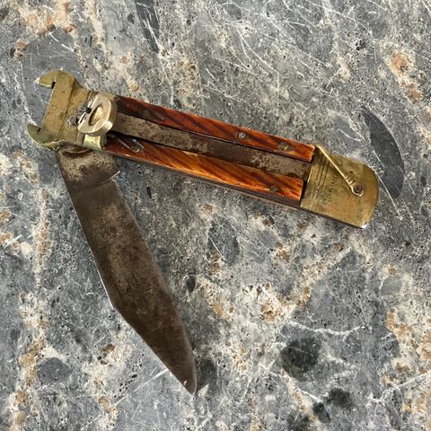 Vintage Springer foldekniv med en del patina