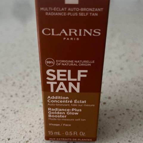 Self tan dråper fra Clarins