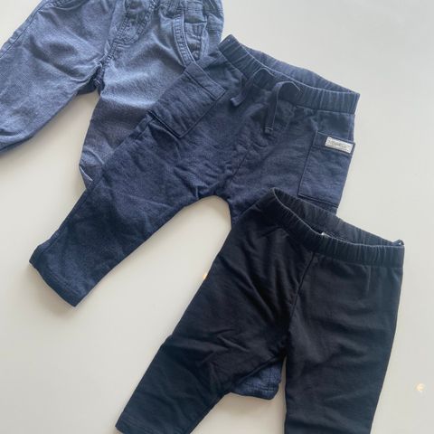 Liten buksepakke med pene bukser (str. 74), jeans