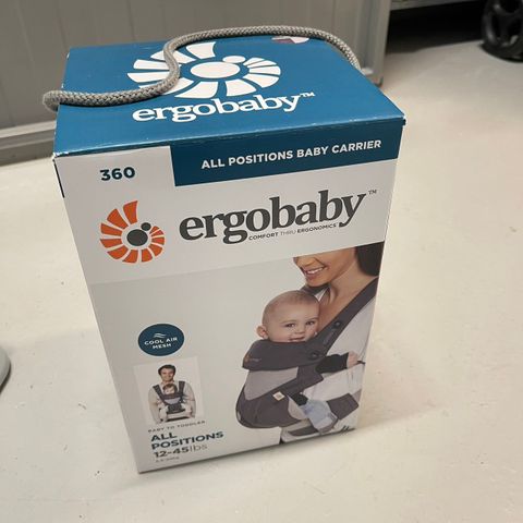 Bæresele, Ergobaby 360, Air Mesh Grey