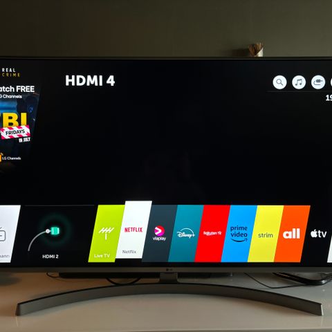 LG Ultra HD 4K TV - 49” SmartTv (Inkl chrome cast 4K)