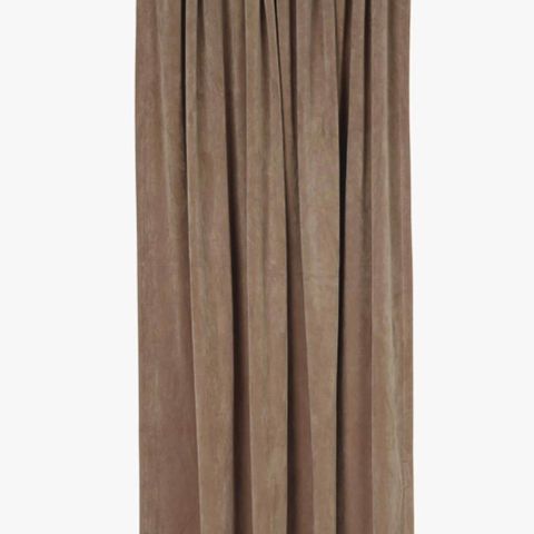 Mali velour gardin beige 2 lengder