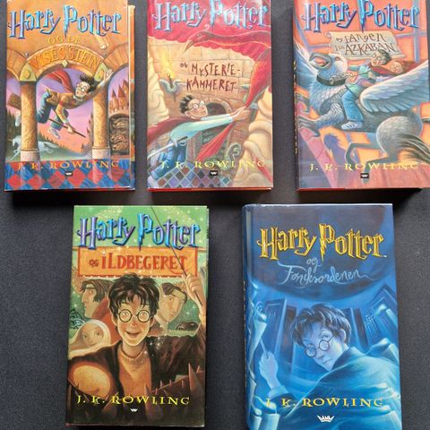Harry Potter,  bøkene 1-5