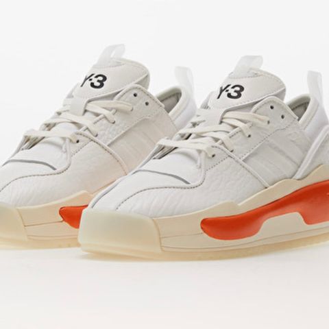 Y-3 Hokori sko Cream white/orange str 41