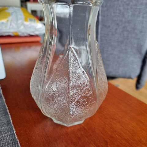Vintage Vase Arcoroc Aspen Leaf, aspeløv, löv