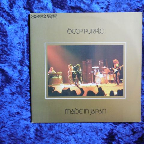 DEEP PURPLE - MADE IN JAPAN - LITE BRUKT - NYDELIG STAND - JOHNNYROCK