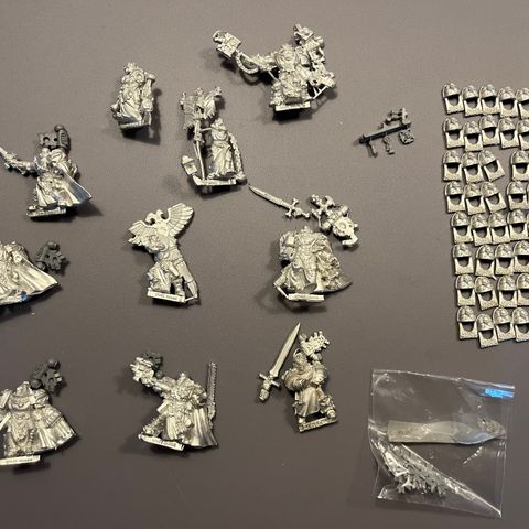 Warhammer Black Templars metal figures OOP