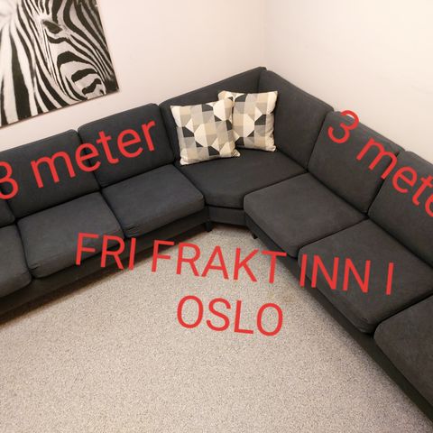 Hjørne sofa /FRI FRAKT