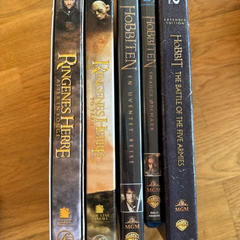Ringenes Herre // The Hobbit DVD + Blu Ray