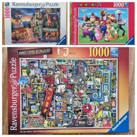 Puslespill Ravensburger 1000 brikker